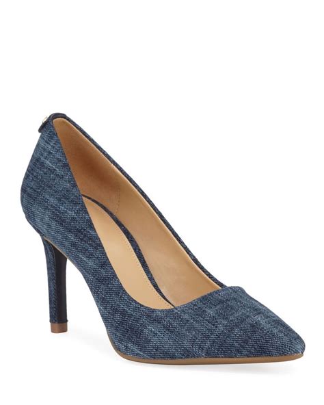 michael kors denim pumps|Michael Kors wide width shoes.